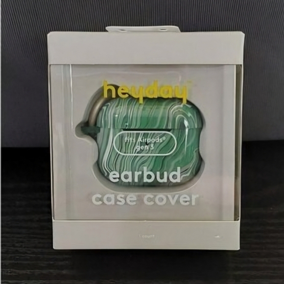 Apple AirPods Gen 3 Hardshell Case with Clip | heyday™ | Jade Marble - Picture 1 of 8